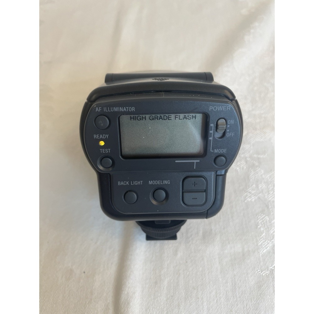 Sony HVL-F32X Shoe Mount Flash for Sony DSC Camera FOR PARTS NOT WORKING